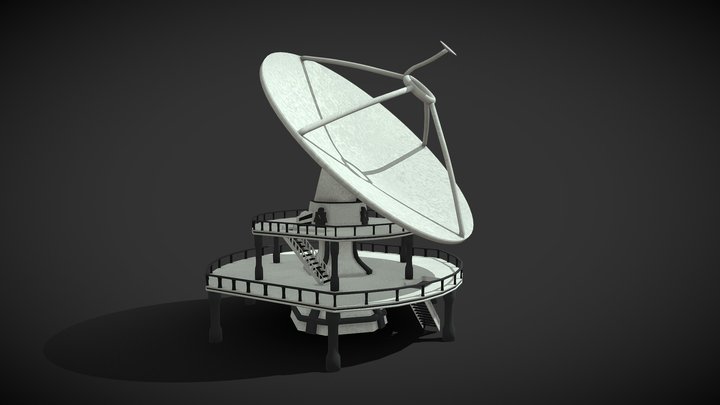 Ground Satellite Station I 3D Model