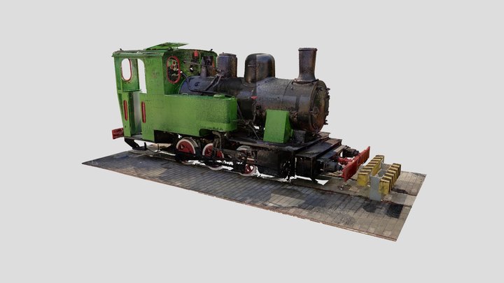 Lokomotywa parowa po renowacji  - Strefa Carnall 3D Model