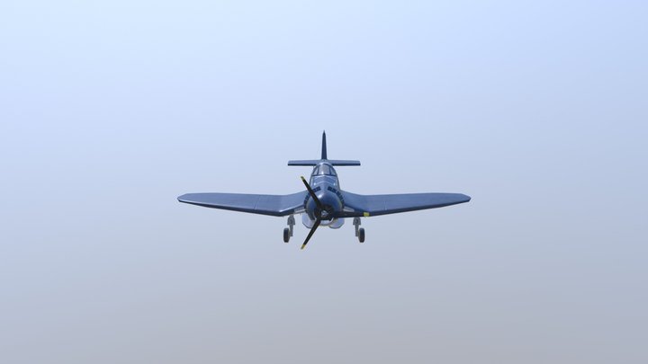 F4U Corsair - Tema 08 3D Model