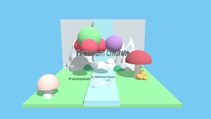 Marissa - Potassium Chlorate Biome 3D Model