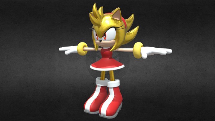 Super Amy 3D Model