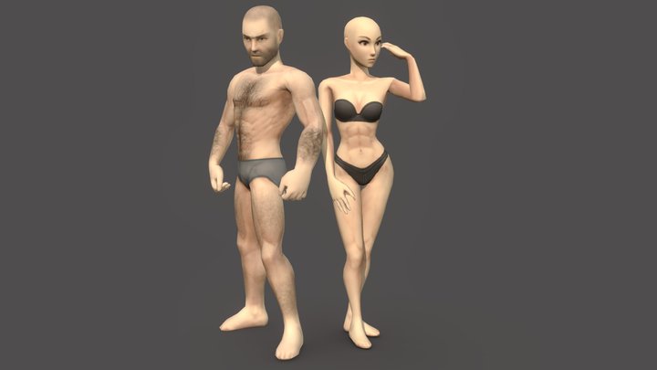 Tomb's Player Body PZ 3D Model