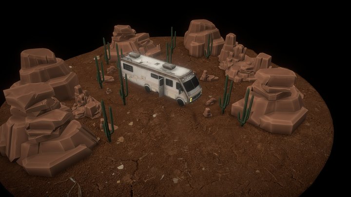 Walter White Altar de Muertos 3D Model
