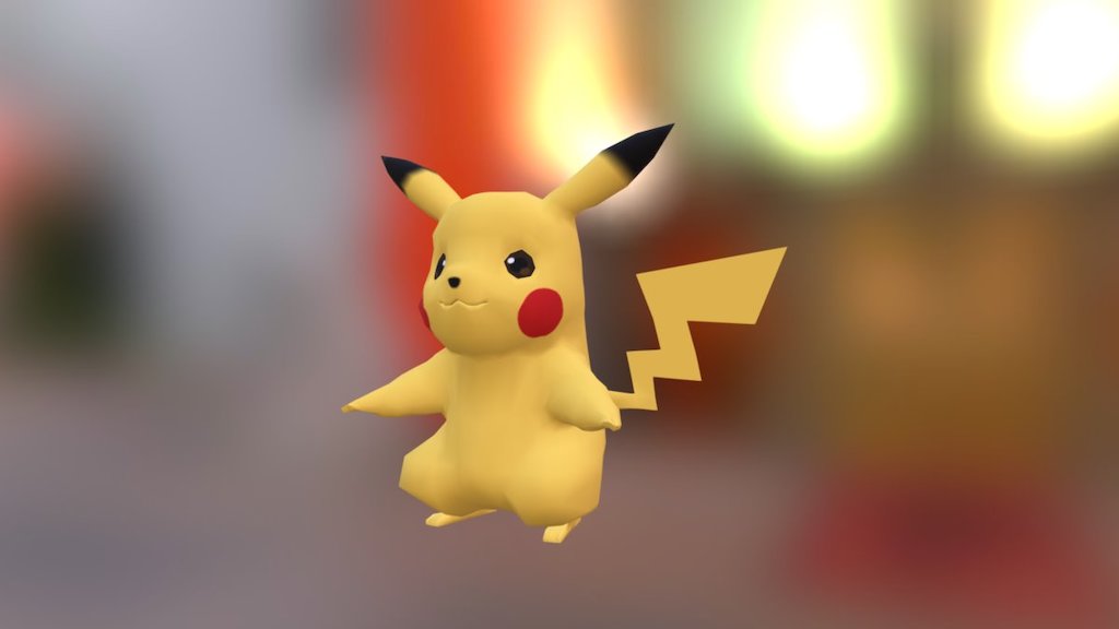Pikachu - 3D model by Bryan Choo (@bryanchoo1997) [35bd41d] - Sketchfab
