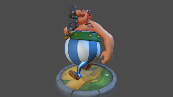 Obelix 3D Model