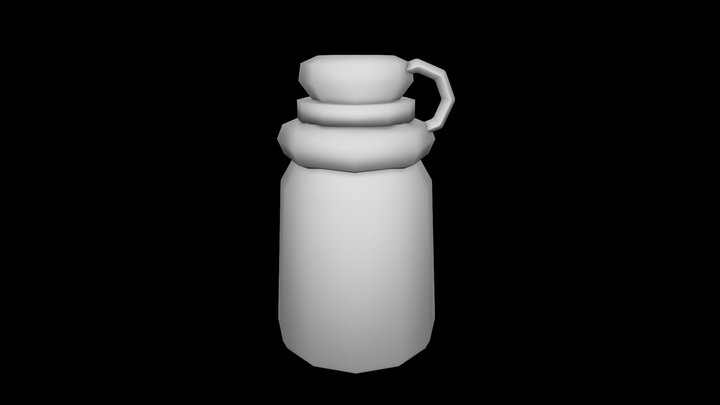 Low poly Potion Bottle 3D Model