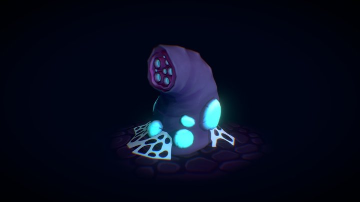 Alien Plant 3D Model