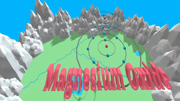 Magnesium-Oxide 3D Model