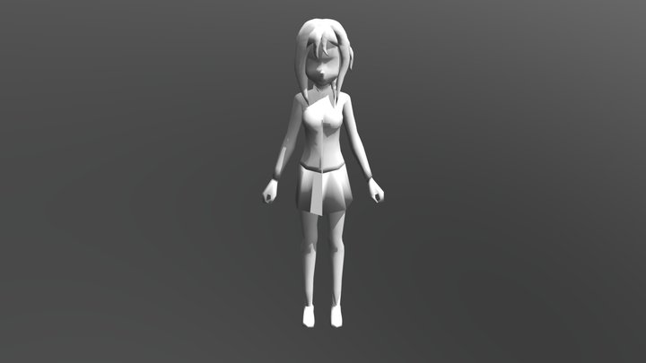91-anime Character 3D Model