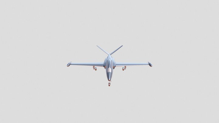 Fouga_Magister 3D Model