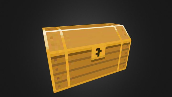 lo-poly chest 3D Model