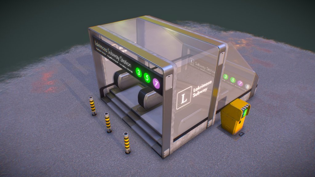 Subway Entrance  [Street Assets Vol. 01]