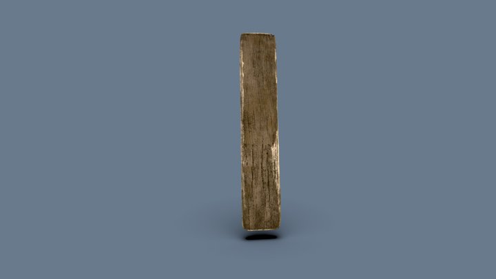 Wooden Plank 3D Model