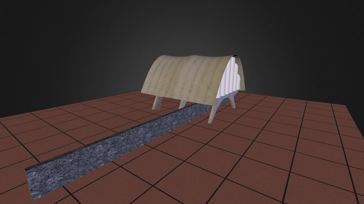 Cosmic Rays Pavilion / Felix Candela 3D Model