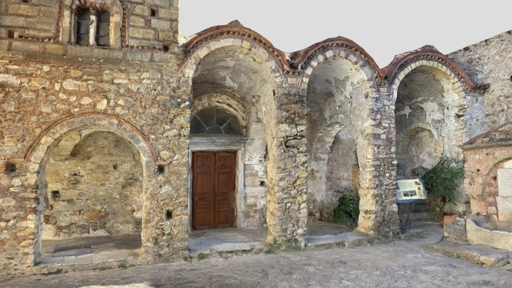 The archeological site of Mystras 3D Model