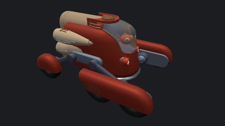 Fish Racer 3D Model