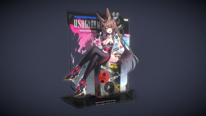 WF23xVT UsagiHime 3D Model