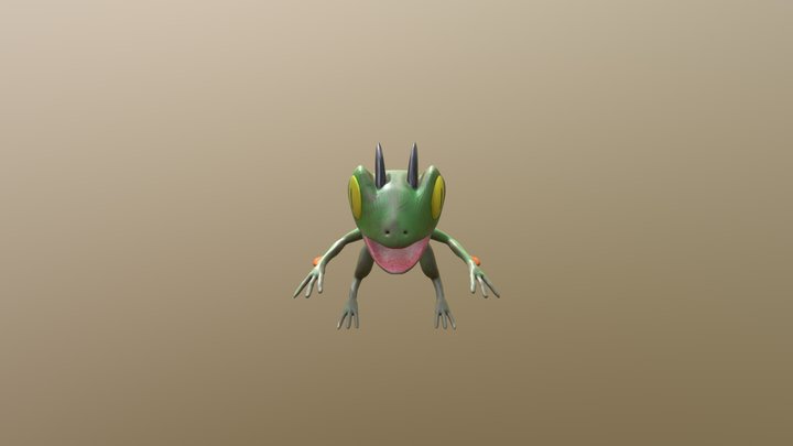 Adolescent Pseudo-Dragon 3D Model