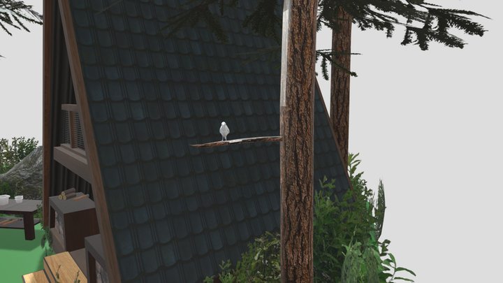 DAE Diorama - Forest Loner 3D Model