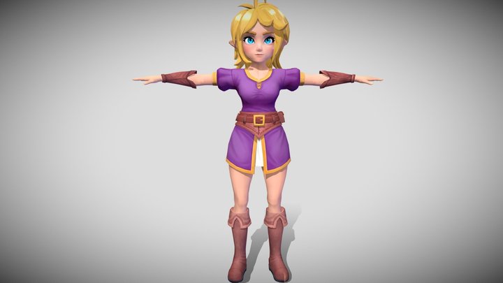 Girl-c 3D Model