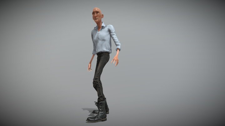 Playing with character 3D Model