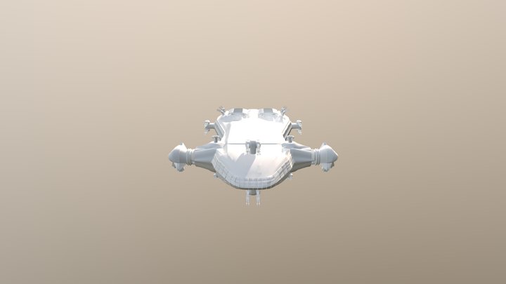 Ship WIP - Preview 3 3D Model