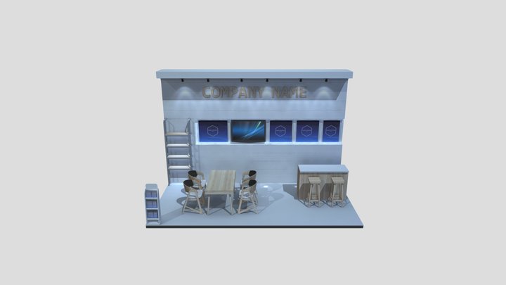 exhibition stand 011 3D Model