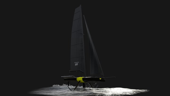 Persico P69F - duplicated version 1 3D Model