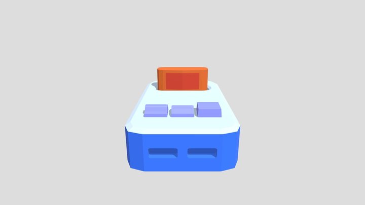 Video Game Console 3D Model