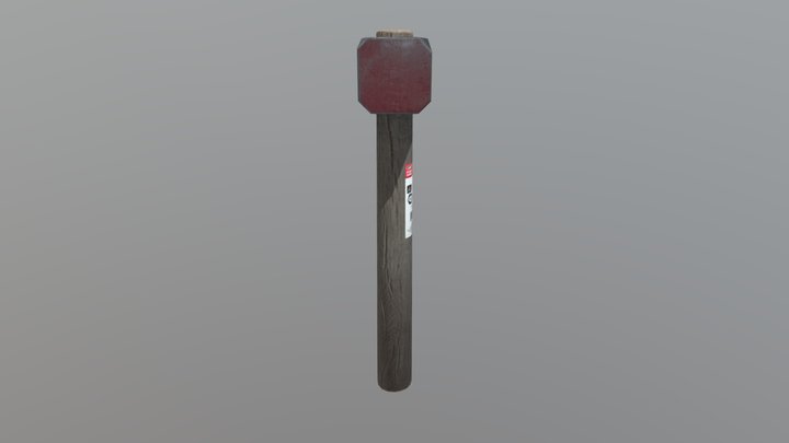 Hammer in garage 3D Model