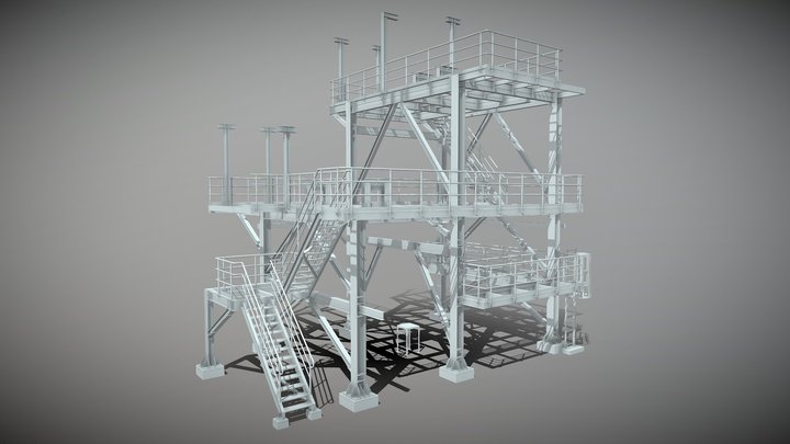 PLATFORM-BA-2 3D Model
