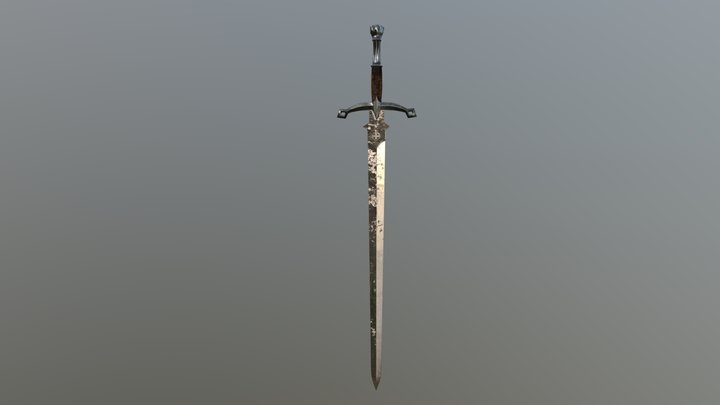 Gothic Sword 3D Model