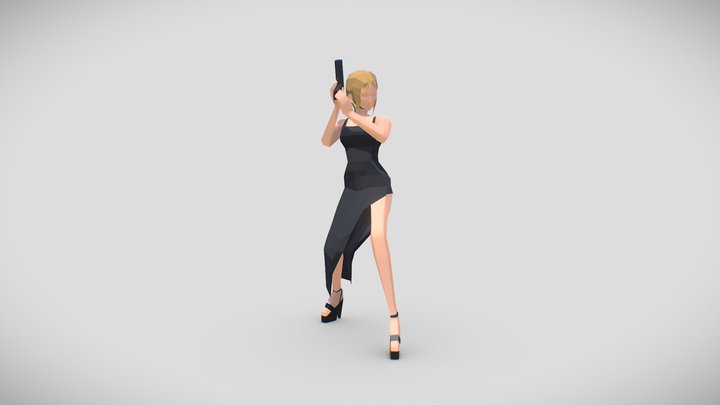 Aya Brea - Parasite Eve 3D Model