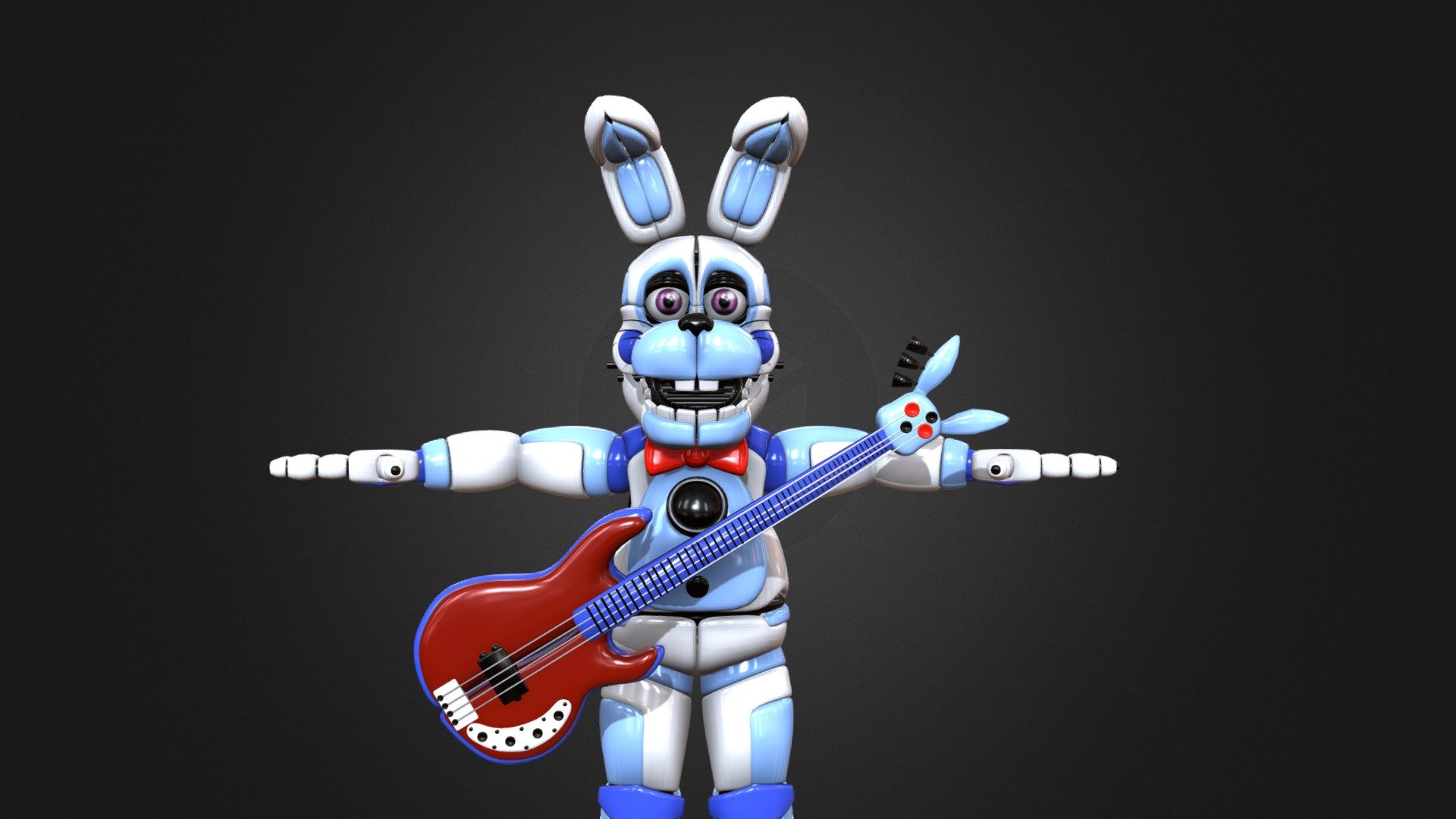 Funtime bonnie Fnaf - Download Free 3D model by fgvcvvjn [35cb343 ...