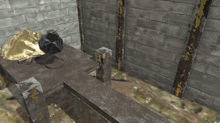 Lost Treasure Environment 3D Model
