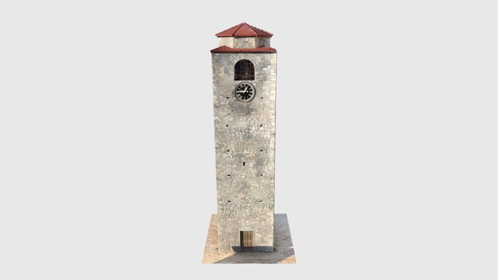 Clock Tower (Podgorica) 3D Model