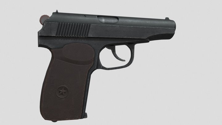 PM 9x18 Makarov 3D Model