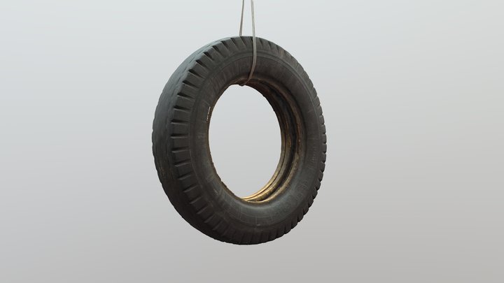 LOW Pula-ajan rengas - Emergency tyre 3D Model