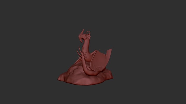 Recluse the water wyrm 3D Model