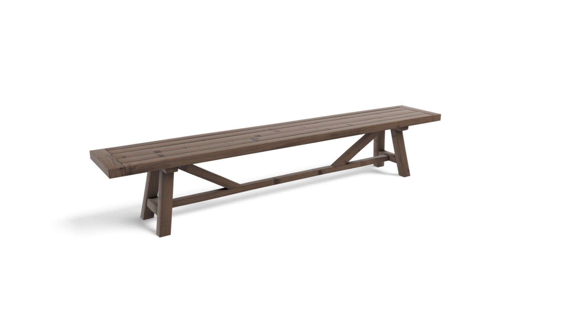 Iona Bench, Solid Wood