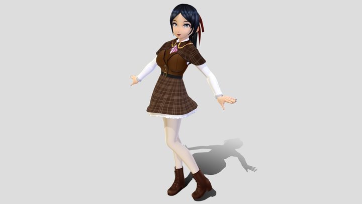 Kokomo Keys - vRoid Model - Static Statue - 036