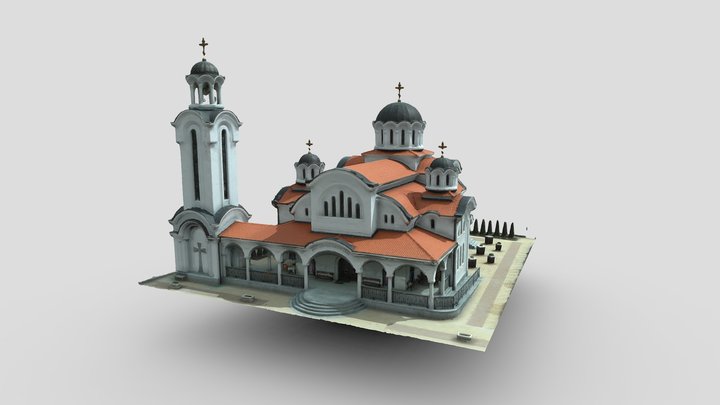 Church_Model_Elin Pelin 3D Model