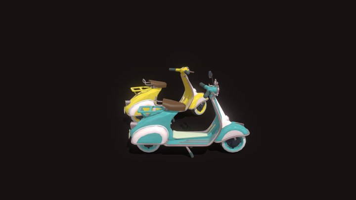 XYZ details homework - motoroller(02/03) 3D Model