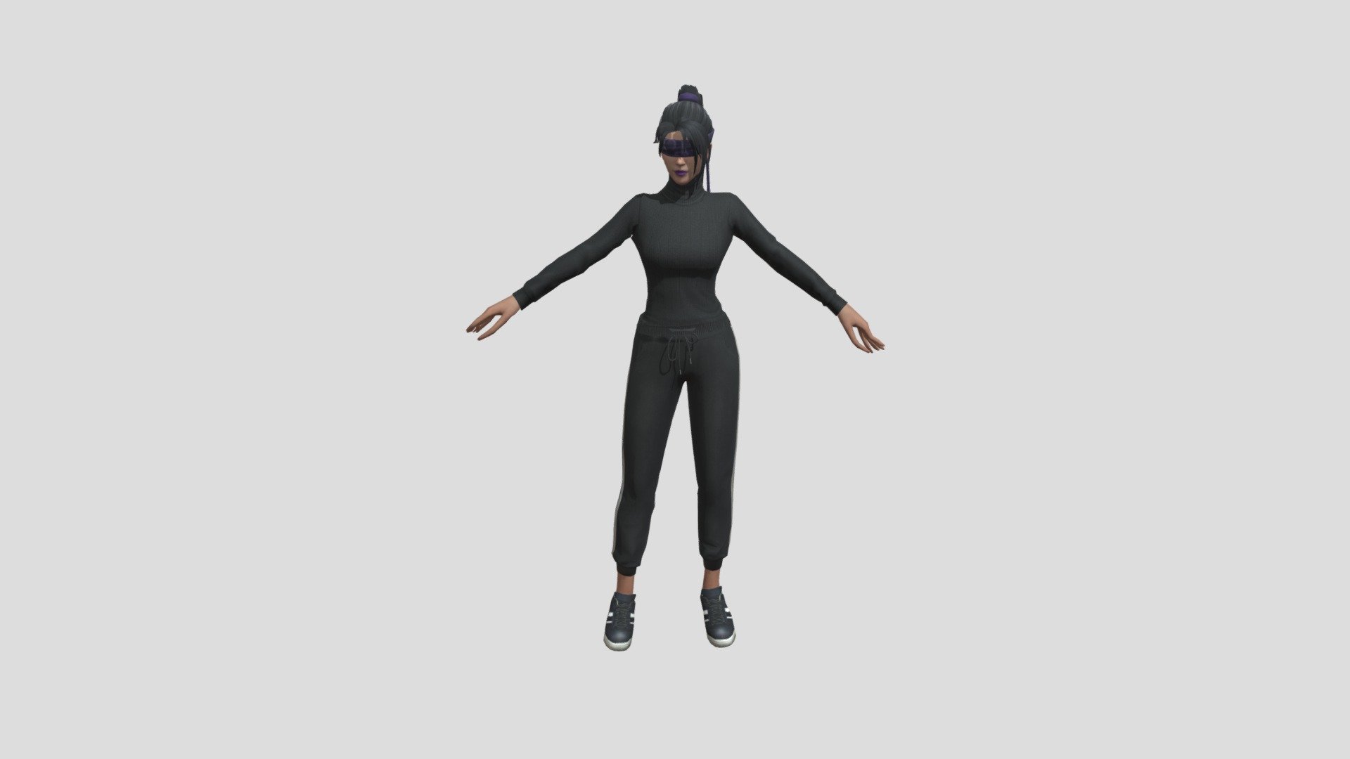Free-fire-new-female-model-by-BOSS SHIVRAJ