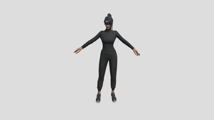 Free-fire-new-female-model-by-BOSS SHIVRAJ 3D Model