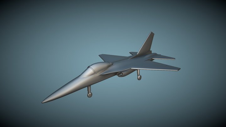 AIDC F-CK-1A Ching-kuo - 3D Printable Model 3D Model