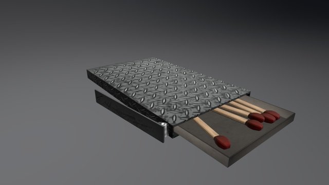 Match Box 3D Model