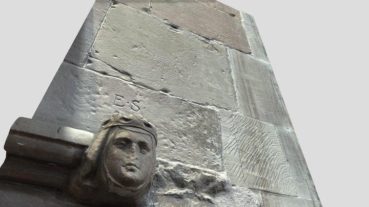 Ancient Graffiti St Editha's Church, Tamworth 3D Model