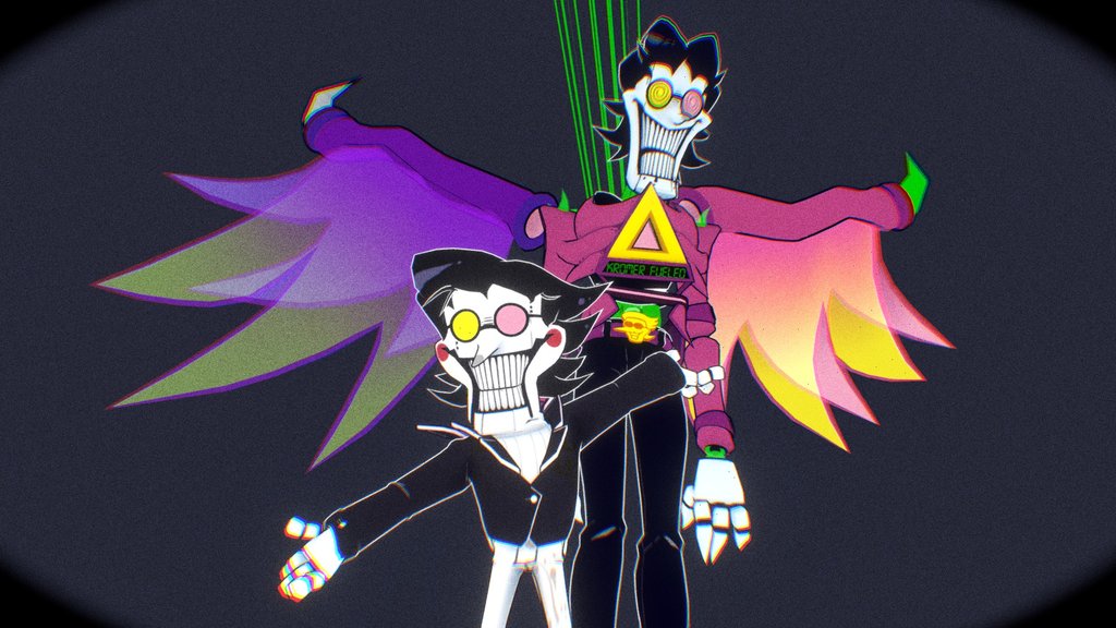 Deltarune and Undertale - A 3D model collection by Kilton (@bekillian9 ...