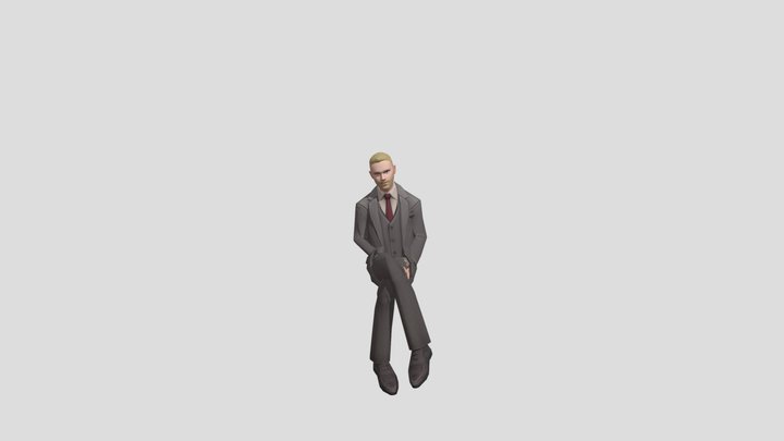 Yuri Test NPC 3D Model